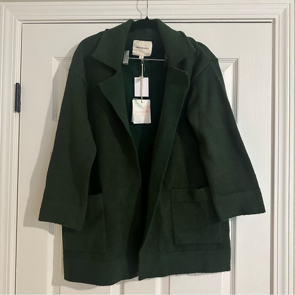 Open Front Cardigan Coat